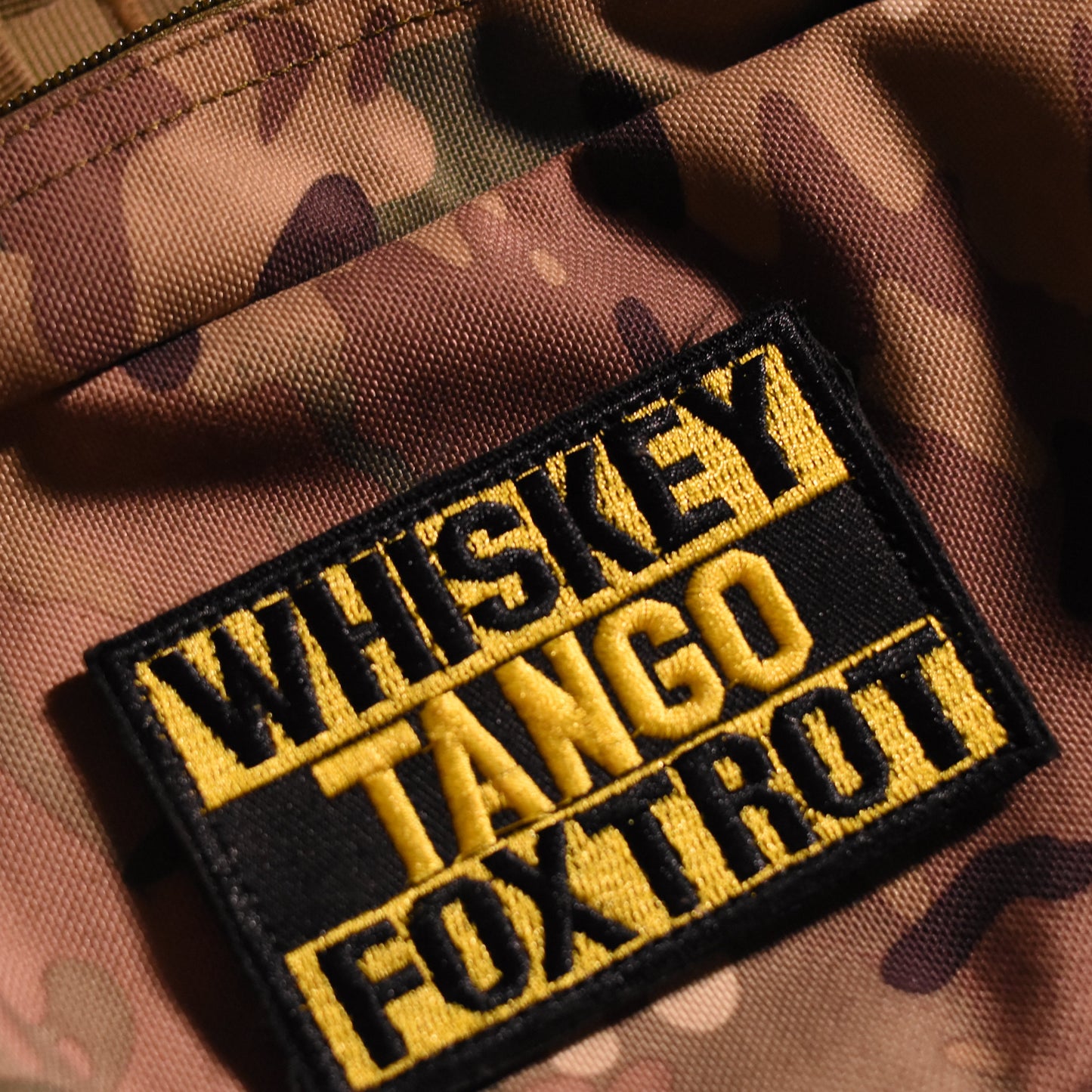 “WHISKEY TANGO FOXTROT” Patch by StealthMark