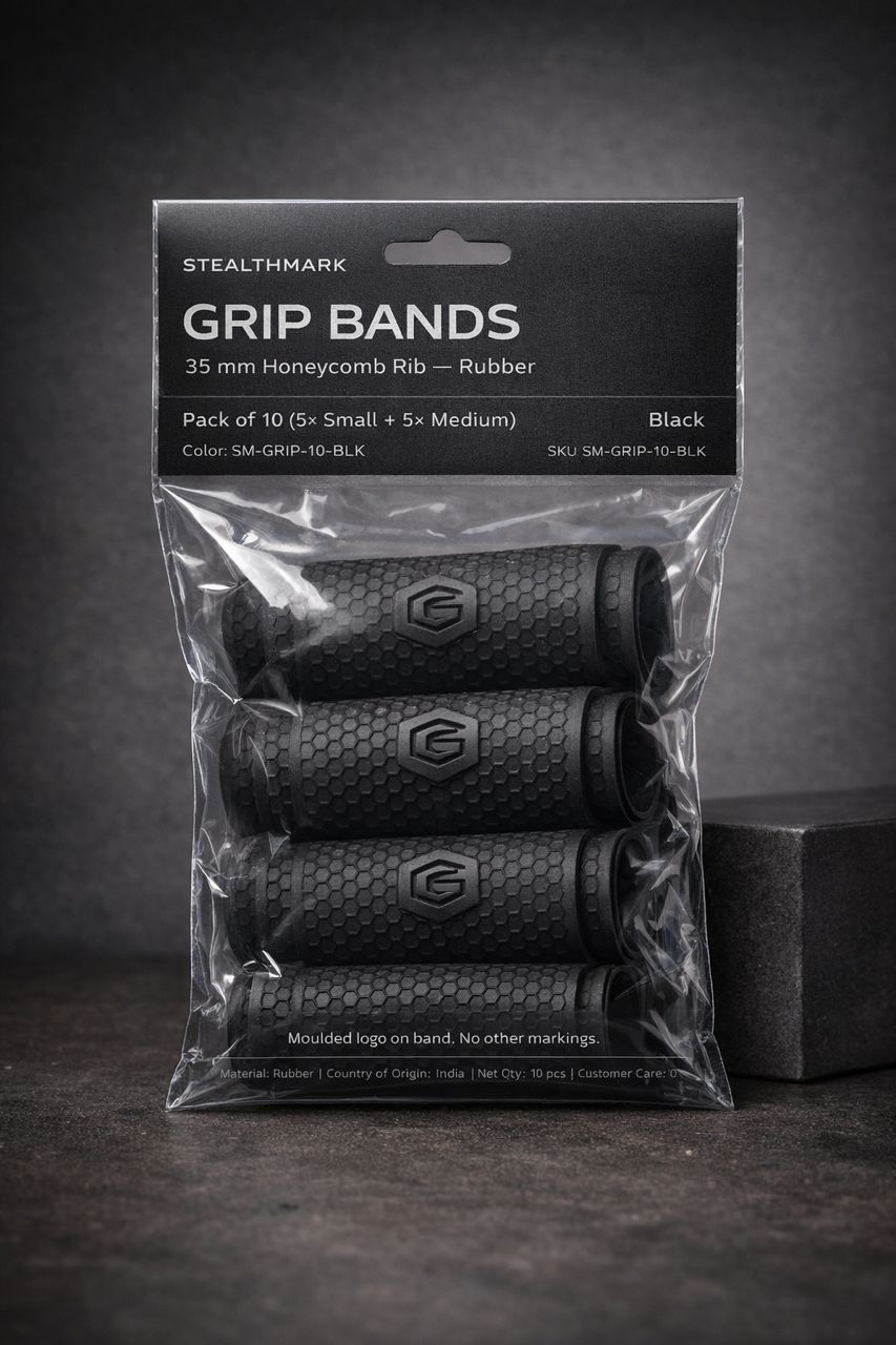 Assorted Bands — Grip + Mgmt Mix (10 pcs) ( Black )